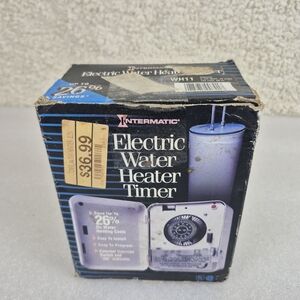 Intermatic Electric Water Heater Timer WH11 Mechanical Time Switch Box & Man New